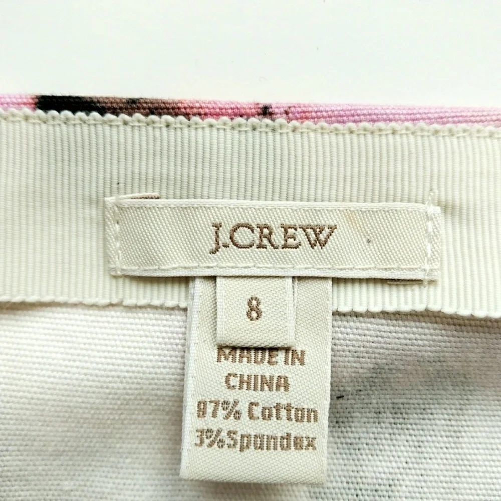 J Crew Watercolor Floral Skirt